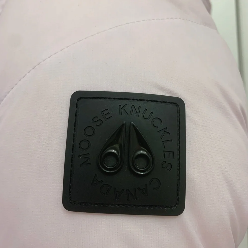 Moose Knuckles Women’s Lightweight Parka Coat Belle Cote Lilac - Picture 9 of 10